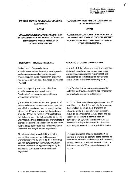 loon- en arbeidsvoorwaarden