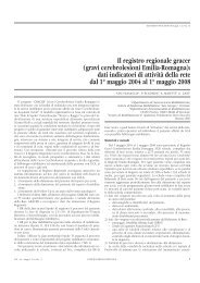 gravi cerebrolesioni Emilia-Romagna - Medik.net
