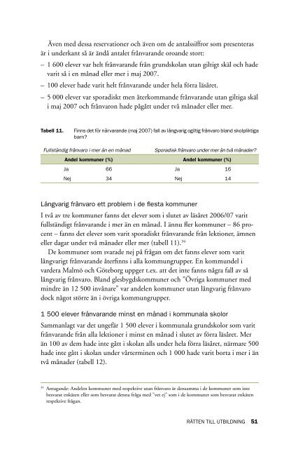 Rätten till utbildning- Om elever som inte går i skolan - Skolverket