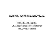 morbidi obeesi synnyttäjä