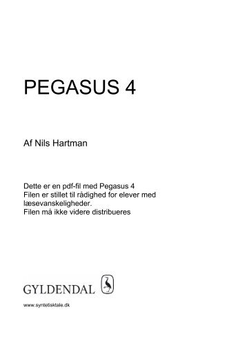 PEGASUS 4 - Syntetisk tale