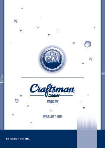 Prijslijsten PDF - Craftsman Marine Benelux