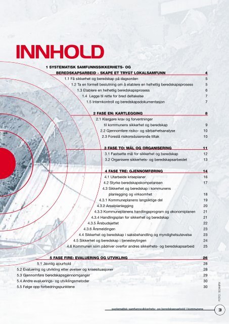 Systematisk samfunnssikkerhets- og beredskapsarbeid i kommunene