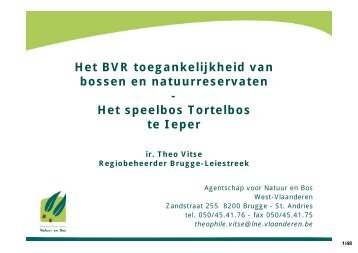 Het Tortelbos te Ieper - BeSWIC