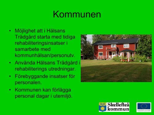 Solkraft - hälsans trädgård - Skellefteå kommun