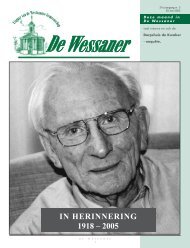 IN HERINNERING 1918 – 2005 - Westzaan.info