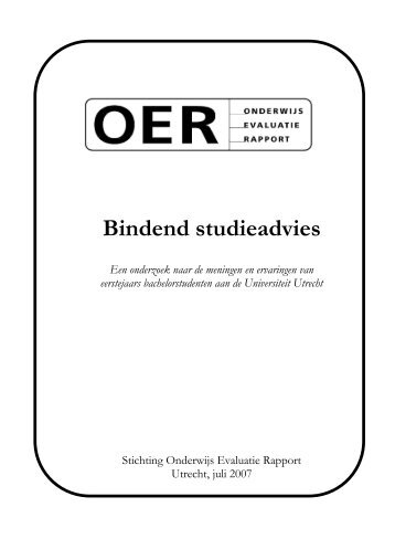 Bindend studieadvies (bsa) - Stichting OER