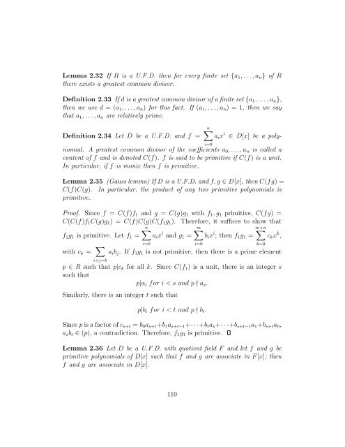 Topics in algebra Chapter IV: Commutative rings and modules I - 1