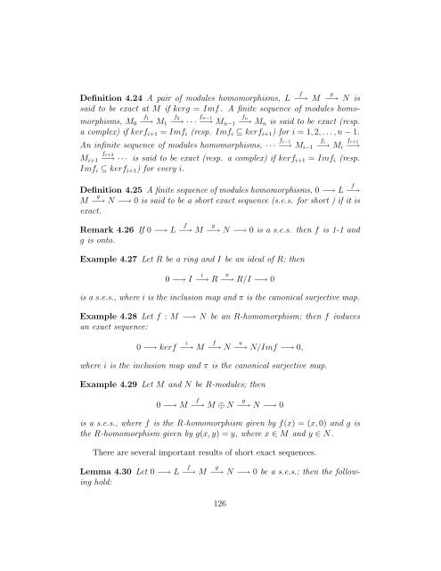 Topics in algebra Chapter IV: Commutative rings and modules I - 1
