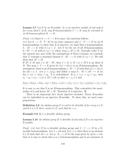 Topics in algebra Chapter IV: Commutative rings and modules I - 1