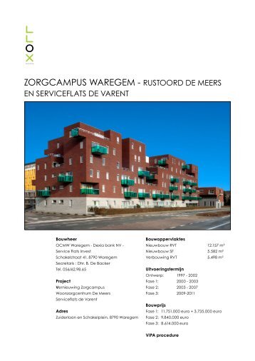 zorgcampus waregem - rustoord de meers - LLOX