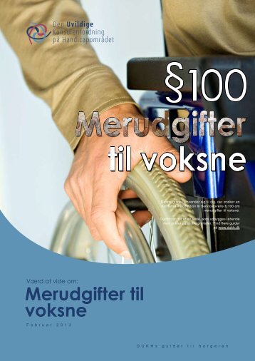 Lovguide - merudgifter til voksne - DUKH