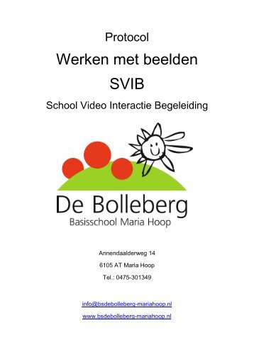 SVIB protocol - De Bolleberg