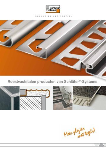 Roestvaststalen producten van Schlüter®-Systems - Schlüter-Systems