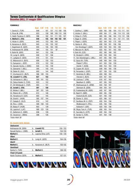 N° 3 del 2004 - FITArco