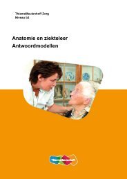 Anatomie en ziekteleer Antwoordmodellen - Zorg Basisboeken