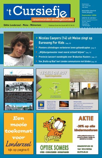 Nicolas Caeyers (14) uit Meise zingt op Eurosong For Kids - Cursiefje