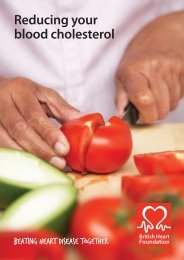 Reducing your blood cholesterol - British Heart Foundation