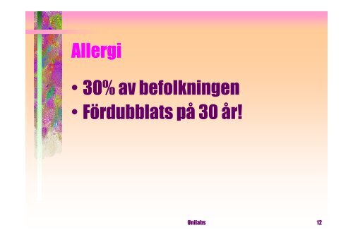 det var väl inte fel profilin i efterrätten. Allergi och ... - Unilabs