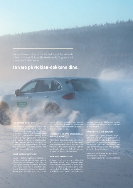 Vinterdekk 2012/2013 - Nokian Tyres