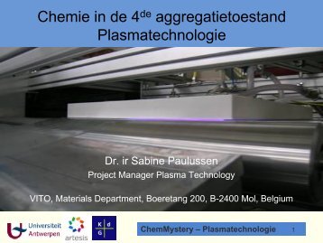 Chemie in de 4de aggregatietoestand - Chemmystery forum 6