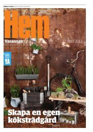 Varannan lördag 27 april 2013 - Kristianstadsbladet