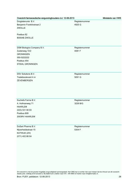 Farmaceutische-vergunninghouders - Farmatec