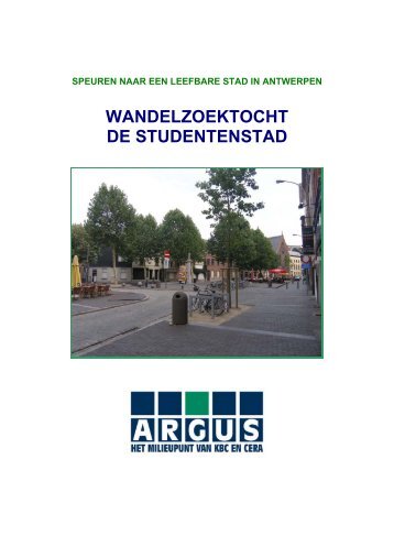 WANDELZOEKTOCHT DE STUDENTENSTAD - Argus