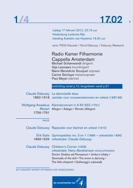 vvv 17.02.12.indd - Radio 4 concert agenda