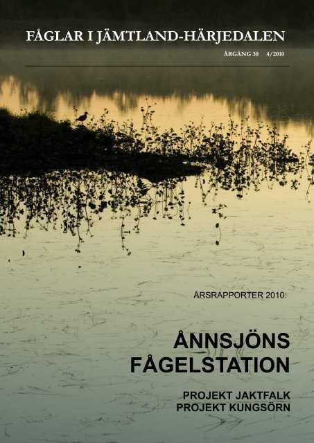 Årsrapport 2010 - Ånnsjöns fågelstation