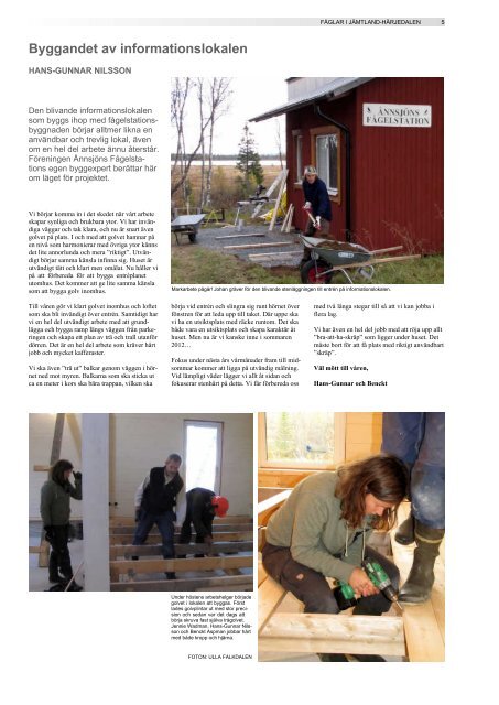 Årsrapport 2010 - Ånnsjöns fågelstation