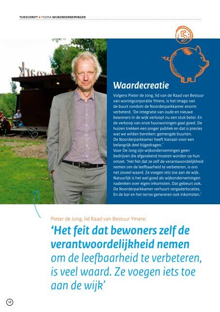 Wijkondernemingen. Tijdschrift over de - tijd voor samen