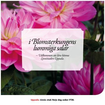 I Blomsterkungens lummiga salar (pdf, 1 MB) - Destination Uppsala