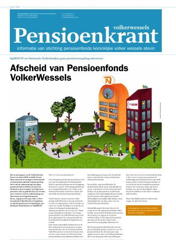 Pensioenkrant laatste editie maart 2012 - Contact