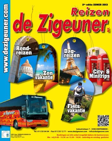 Zomerbrochure 2013 - De Zigeuner