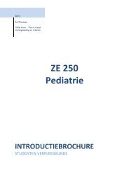 ZE 250 Pediatrie - Studenten - AZ Damiaan