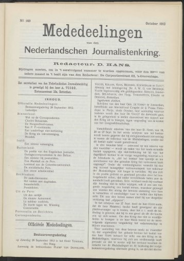 Mededeelingen