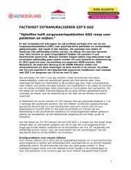 Factsheet extramuraliseren ZZP 1-3 GGZ juni ... - Federatie Opvang