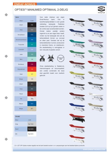 MANUMED OPTIMAAL 2-DELIG - the Enraf-Nonius Partnersite