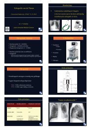 Echografie van de Thorax Echo principes Echo principes ... - NVALT