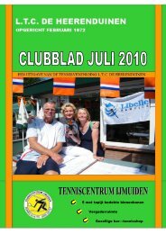 Clubblad Juli - LTC De Heerenduinen