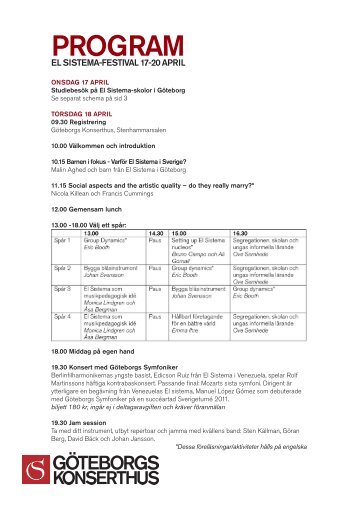 Här hittar du festival-programmet i sin helhet. - Göteborgs Symfoniker