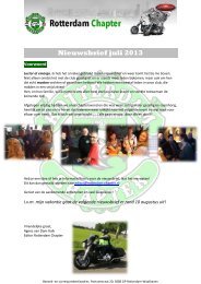 Nieuwsbrief juli 2013 - Rotterdam Chapter