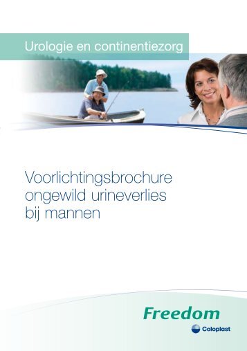 Voorlichtingsbrochure ongewild urineverlies bij mannen - Coloplast