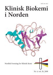 Klinisk Biokemi i Norden 4/2008 - Get a Free Blog