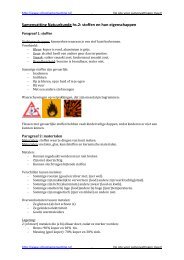 Samenvatting Natuurkunde hs.2: stoffen en hun eigenschappen