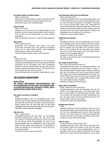 download Jaarverslag 2008 - Mediafonds