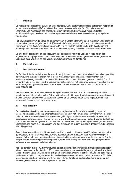 Notitie Convenant LeerKracht - Dyade