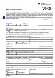 V0900 Internetvordruck Deutsche Rentenversicherung