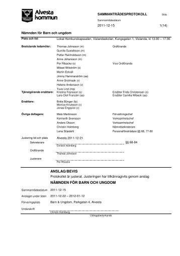 2011-12-15 - Alvesta Kommun